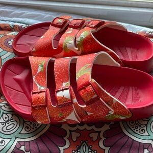 Strawberry Birkenstocks